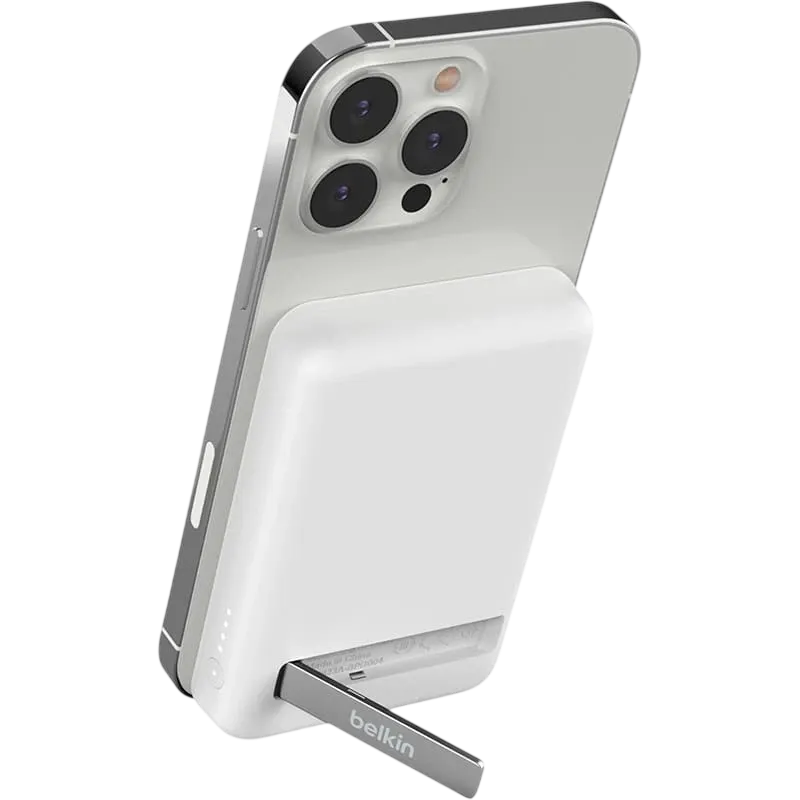 Belkin BoostCharge Magnetic Wireless Power Bank 5K White
