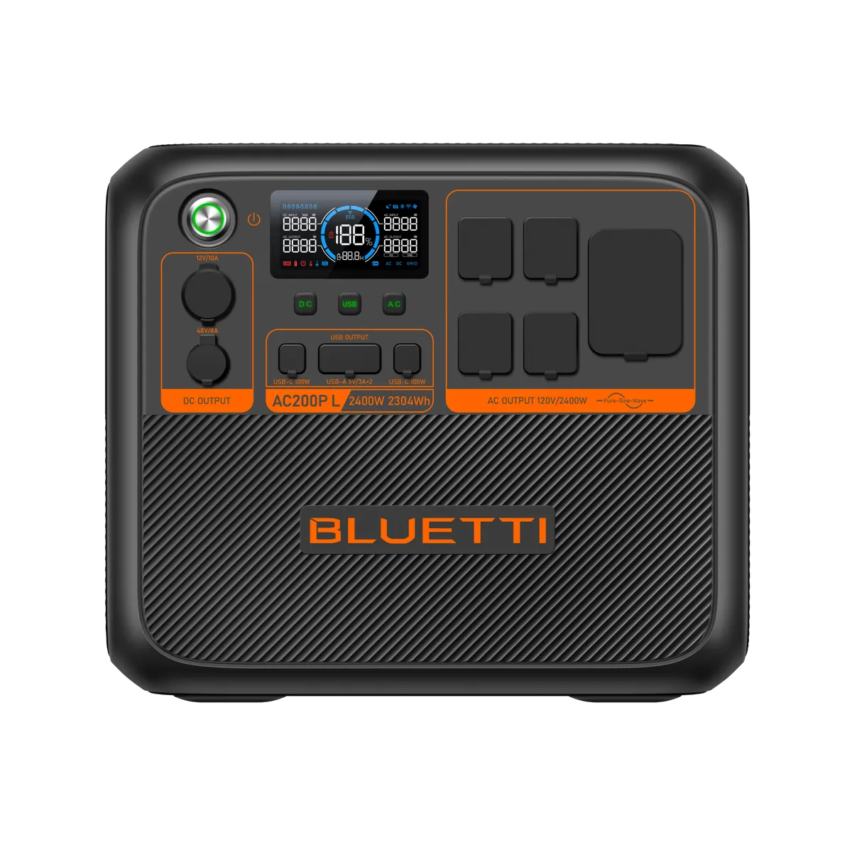 Передняя панель BLUETTI AC200PL