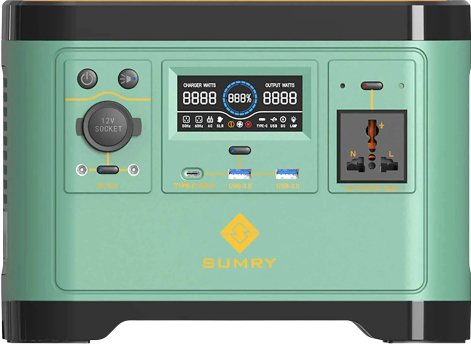 Передняя панель SUMRY SMR650