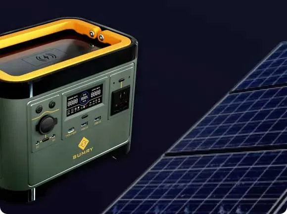 SUMRY SMR650 с солнечной панелью