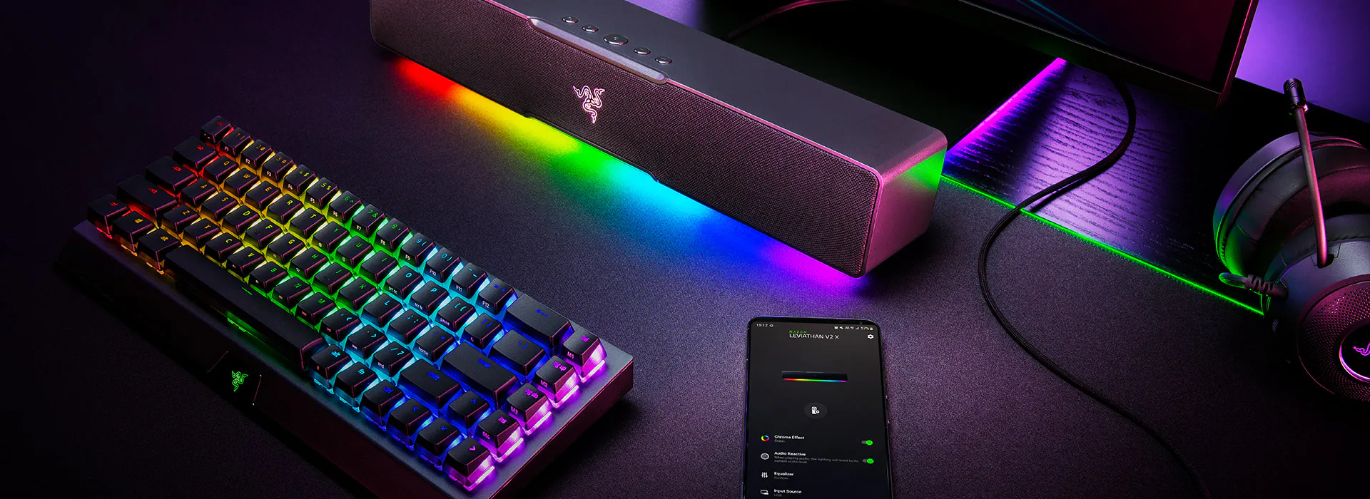 Настройка Razer Leviathan V2 X