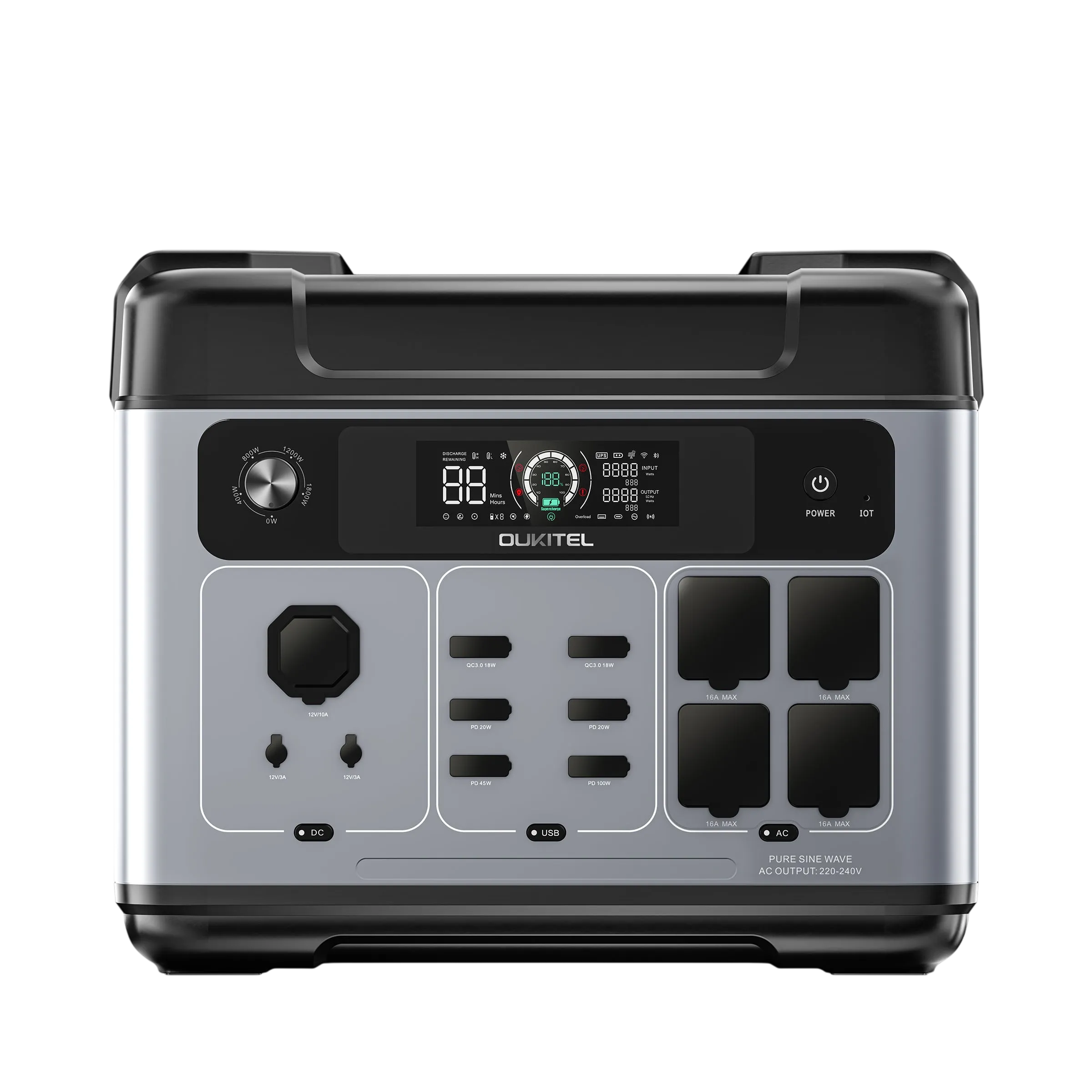 OUKITEL P2001 Plus 2400W 2048Wh
