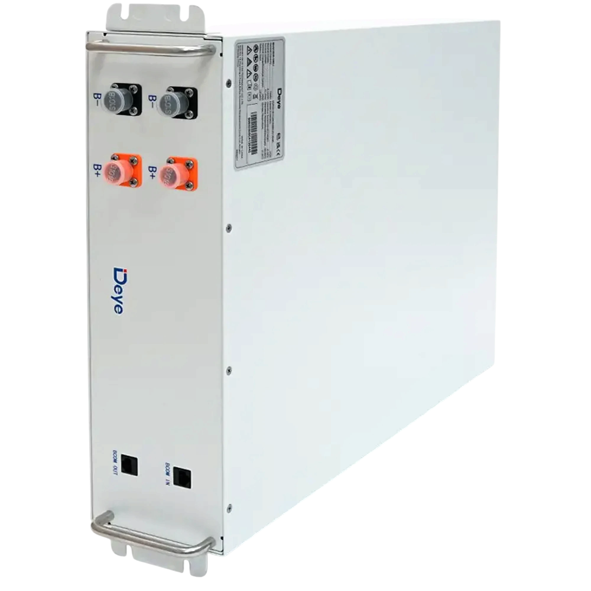 DEYE BOS-GM5.1-D, силовые и коммуникационные разъёмы