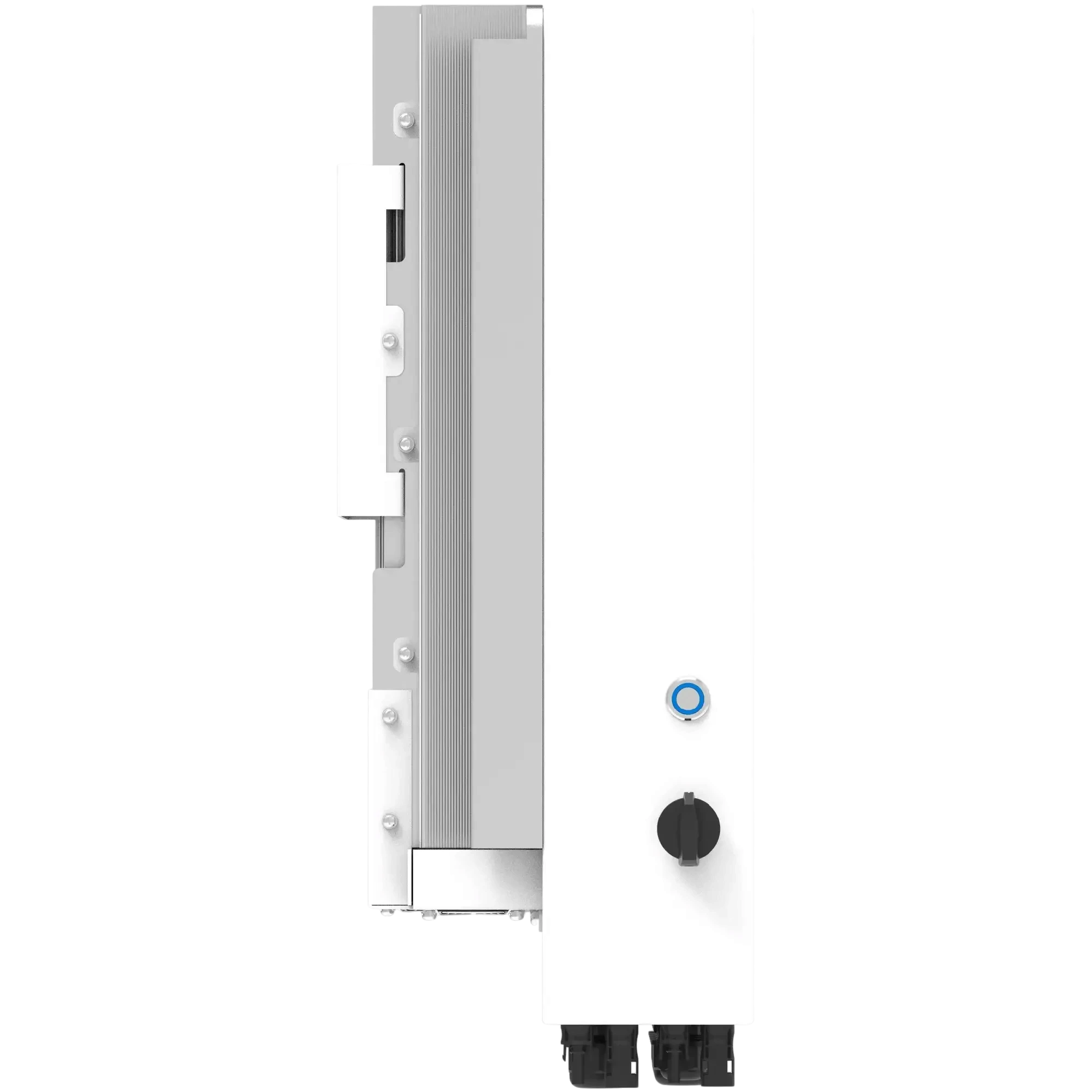 Deye SUN-6K-SG05LP1-EU-AM2-P - боковой вид корпуса и DC-переключателя