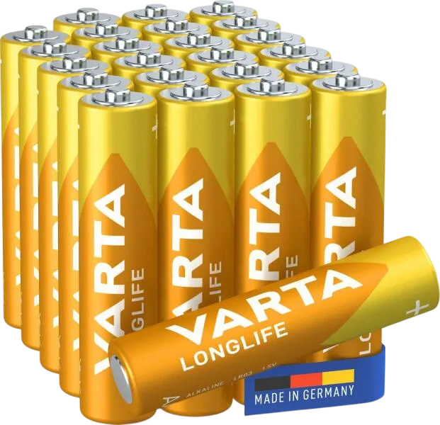 Щелочная батарейка VARTA LONGLIFE AA LR6 &ndash; внешний вид