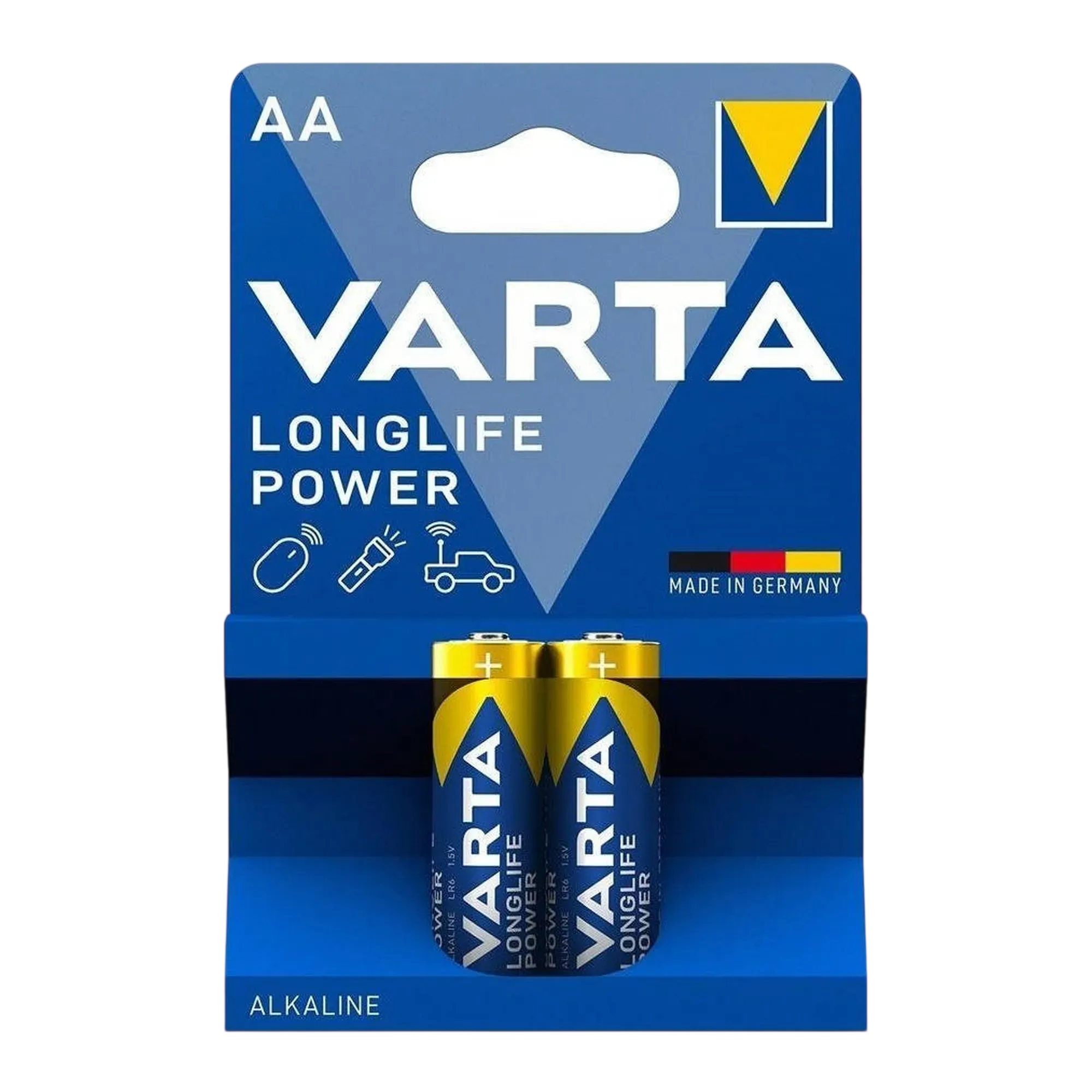 Батарейки VARTA Longlife Power AA для портативної електроніки