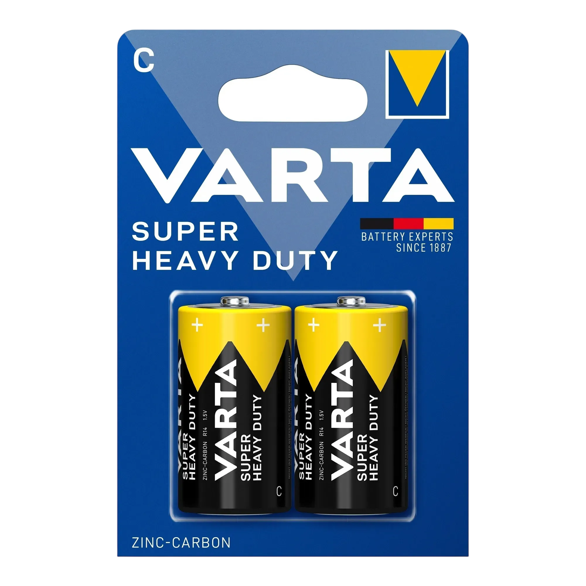 VARTA Super Heavy Duty C R14 - размеры и совместимость