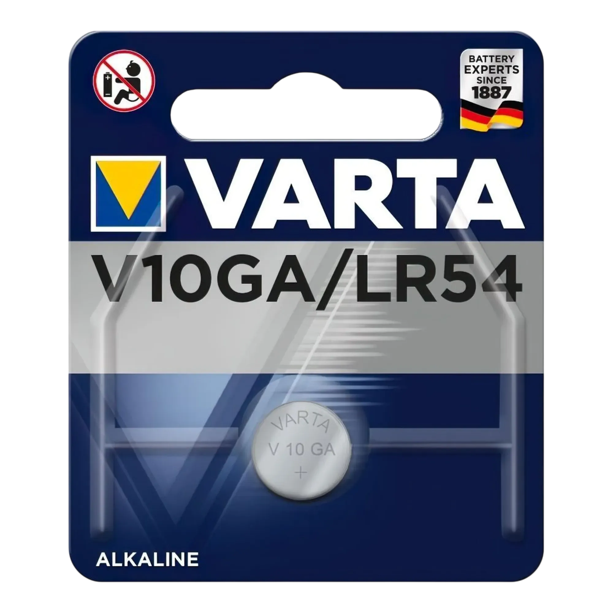 VARTA Alkaline V10GA LR54 - щелочная батарейка для компактной электроники