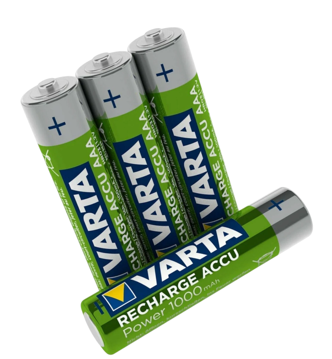 Аккумуляторы VARTA Recharge Accu Power AAA 1000 мАч &ndash; дополнительный ракурс