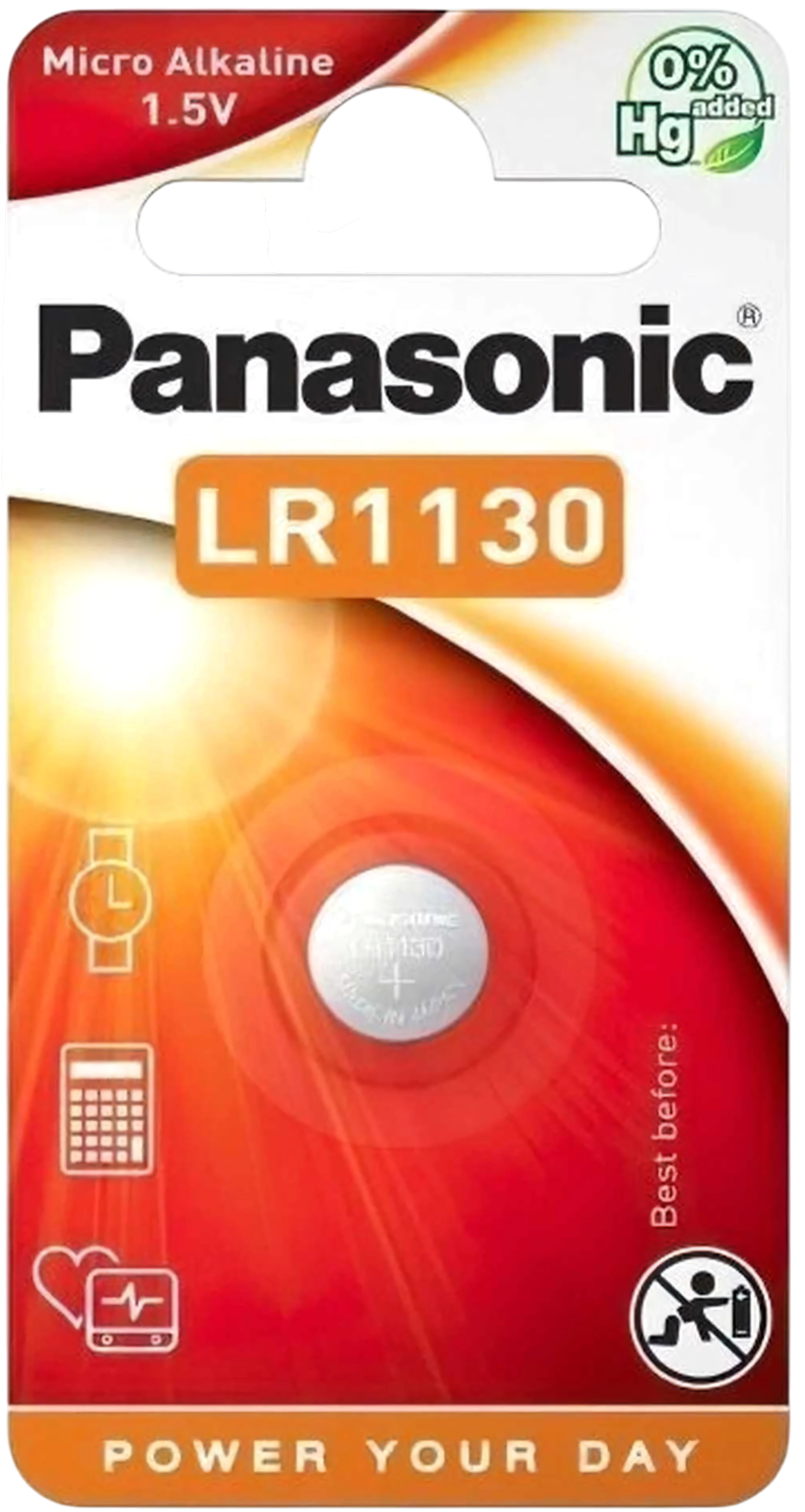 Батарейка Panasonic ALKALINE LR1130 LR-1130EL/1B в упаковке