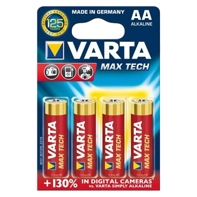 Оригінальна упаковка VARTA MAX TECH AA 4 шт.