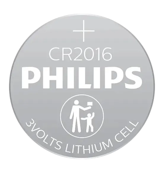 Литиевый элемент Philips CR2016