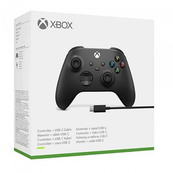 Купить Геймпад Microsoft Xbox Series X | S Wireless Controller Carbon Black plus USB-C Cable - фото 5