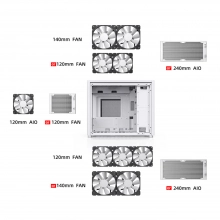 Купити Корпус JONSBO D30 Aluminum White - фото 13