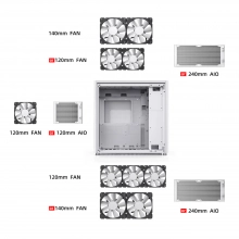 Купити Корпус JONSBO D40 Aluminum White - фото 13