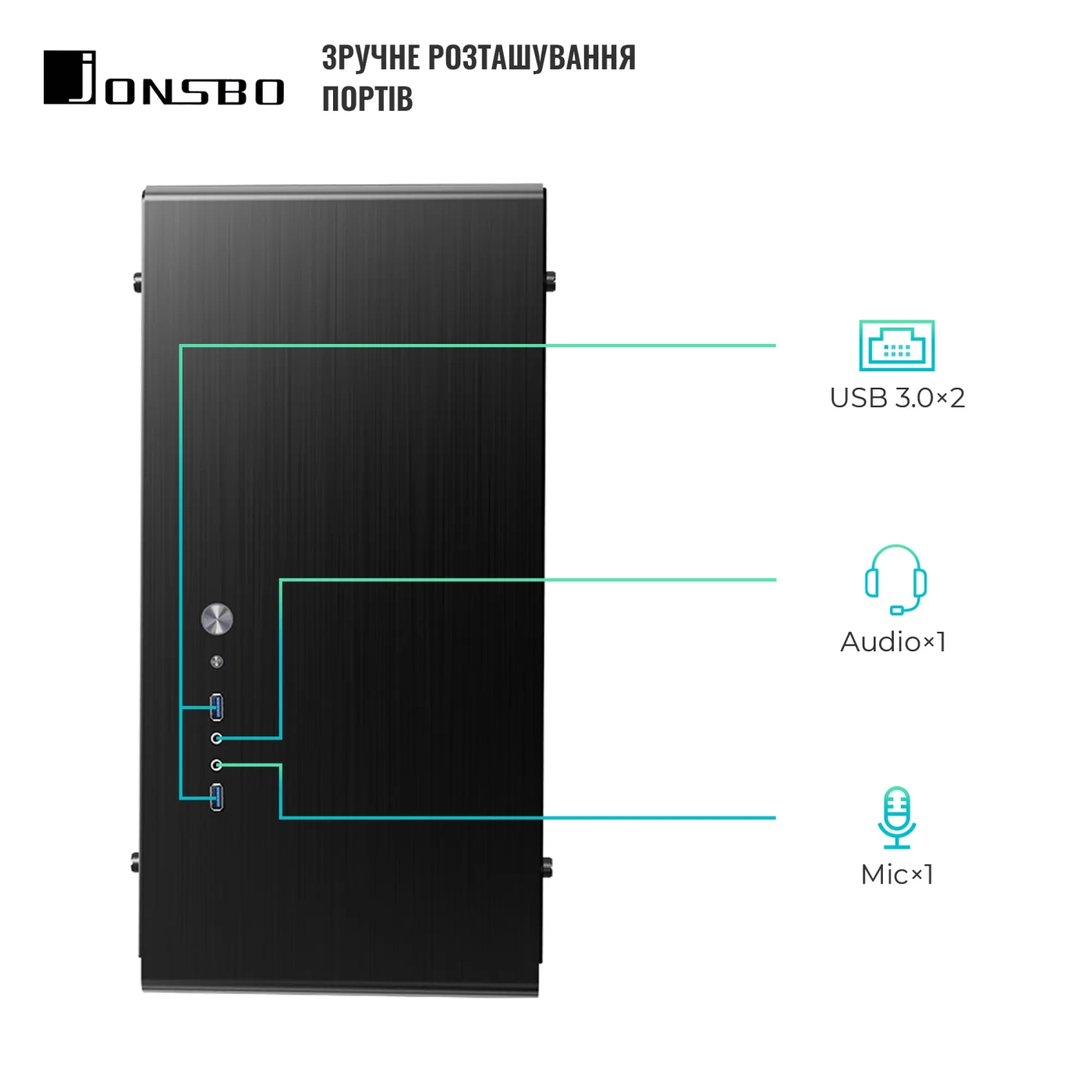 Купить Корпус JONSBO U5 Aluminum Black - фото 3