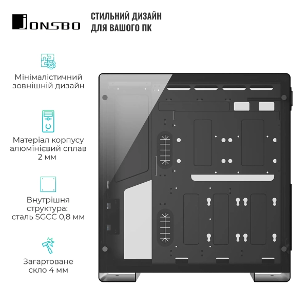 Купить Корпус JONSBO U5 Aluminum Black - фото 5