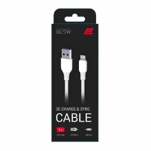 Купити Дата кабель USB 2.0 AM to Lightning 1.0m Glow white 2E (2E-CCAL-WH) - фото 2