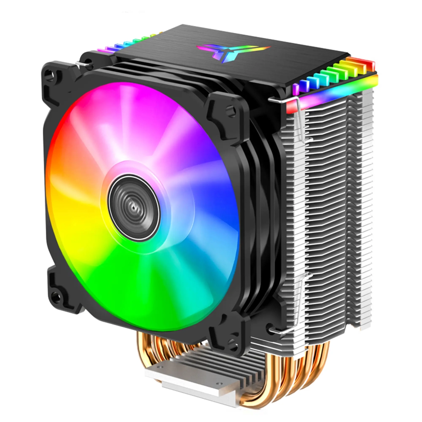 Купить Процессорный кулер JONSBO CR-1400 ARGB Black (92mm/4pin/900-2300RPM/4 тепл. трубки/3pin 5V ARGB) - фото 1