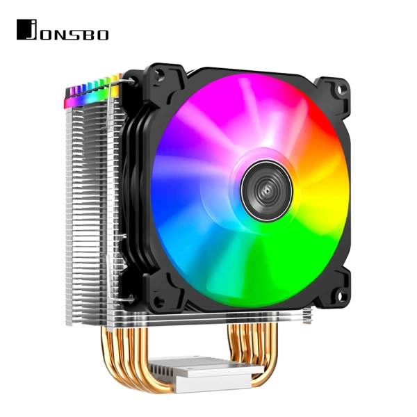 Купить Процессорный кулер JONSBO CR-1400 ARGB Black (92mm/4pin/900-2300RPM/4 тепл. трубки/3pin 5V ARGB) - фото 10