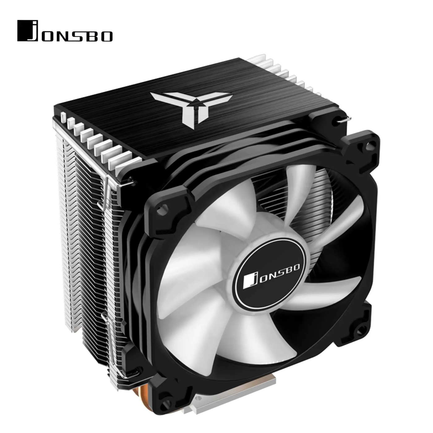 Купить Процессорный кулер JONSBO CR-1400 ARGB Black (92mm/4pin/900-2300RPM/4 тепл. трубки/3pin 5V ARGB) - фото 12