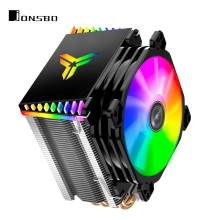 Купить Процессорный кулер JONSBO CR-1400 ARGB Black (92mm/4pin/900-2300RPM/4 тепл. трубки/3pin 5V ARGB) - фото 13