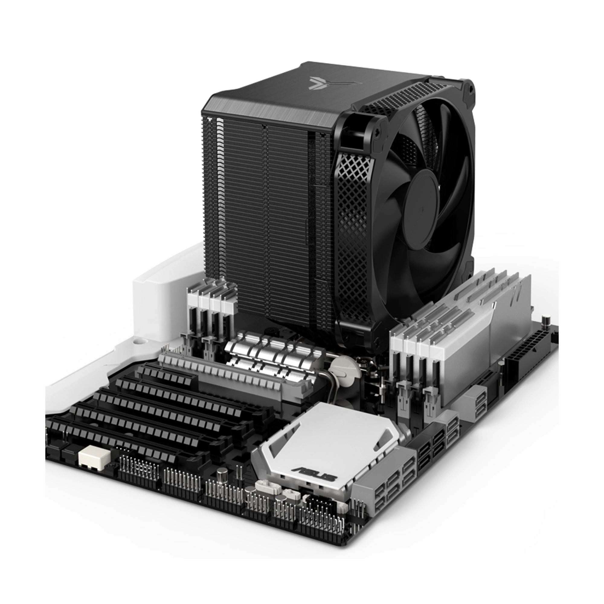 Купити Процесорний кулер JONSBO HX6250 (140mm/LGA1200/115X/1700/2011/AM4/AM5/4PIN PWM) - фото 7