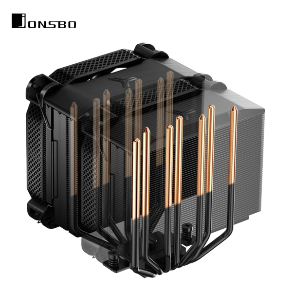 Купить Процессорный кулер JONSBO HX7280 Black (140mm/4pin/LGA1200/115X/1700/2011/AM4/AM5/4PIN PWM) - фото 14