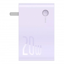 Купити Павербанк УМБ Baseus Power Station 2 Power Bank Adaptor 10000mAh 20W CN Purple - фото 2