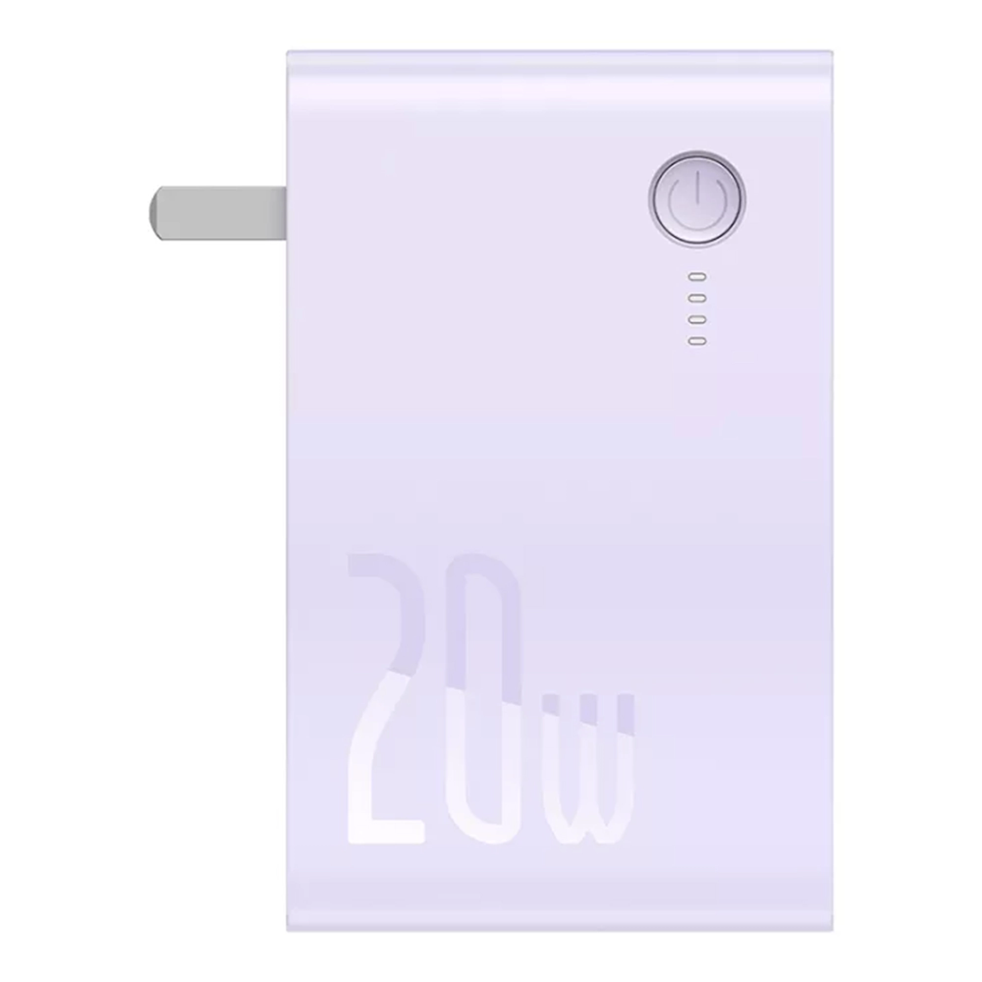 Купити Павербанк УМБ Baseus Power Station 2 Power Bank Adaptor 10000mAh 20W CN Purple - фото 2