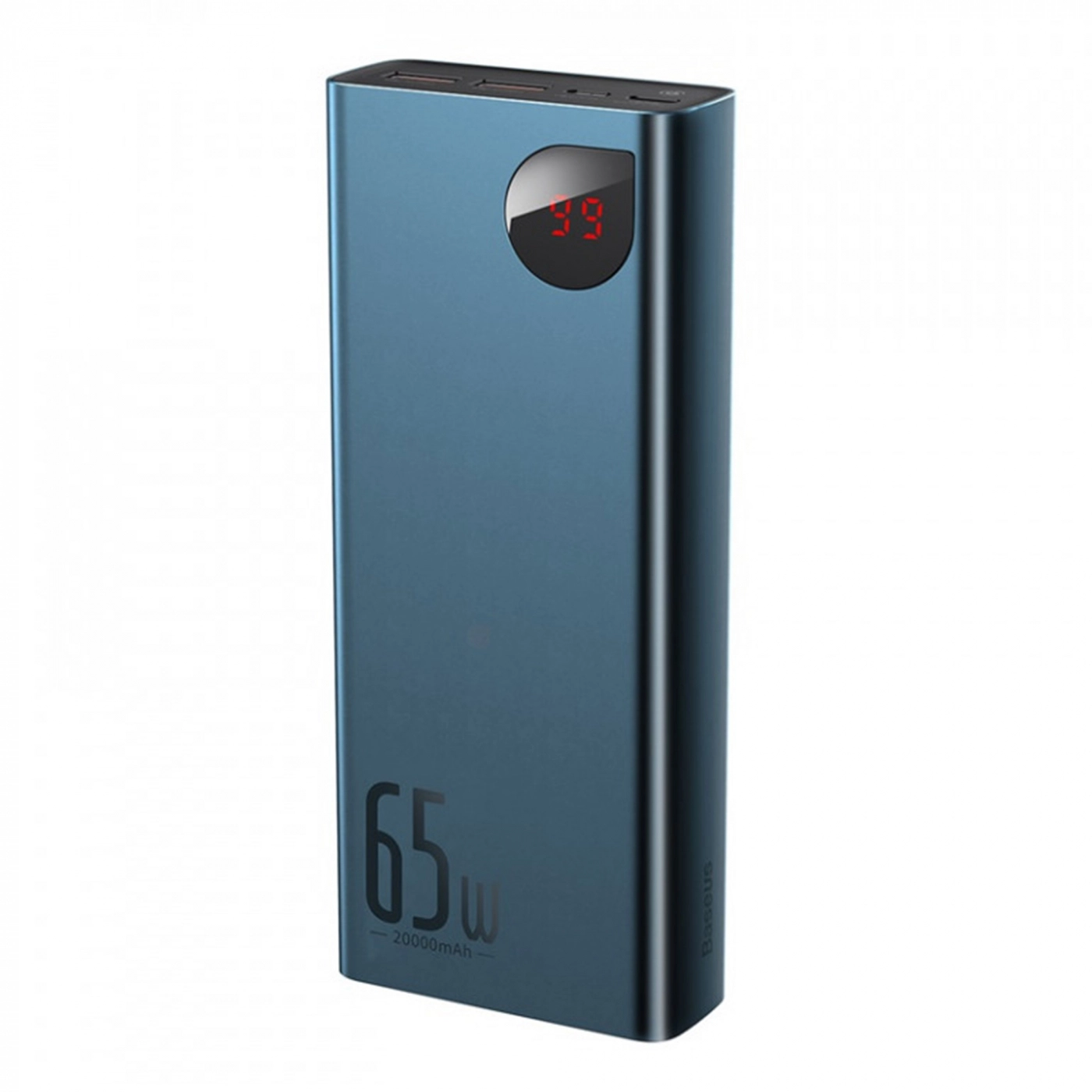 Купить Павербанк УМБ Baseus Adaman Metal Digital Display Quick Charge Power Bank 20000mAh 65W Blue - фото 1