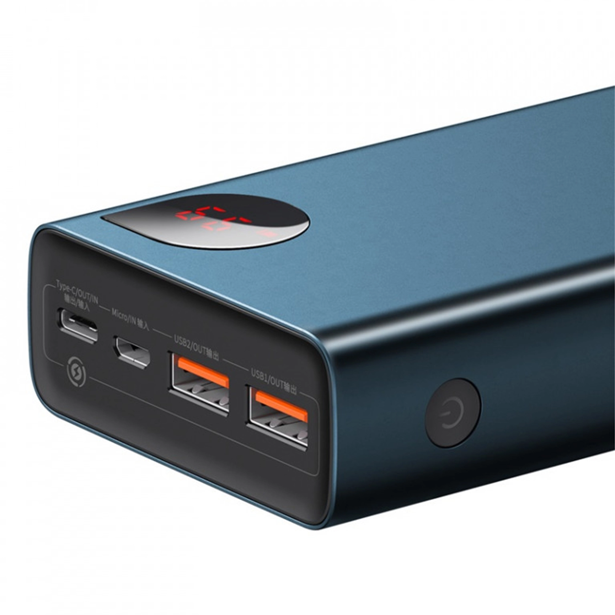 Купить Павербанк УМБ Baseus Adaman Metal Digital Display Quick Charge Power Bank 20000mAh 65W Blue - фото 6