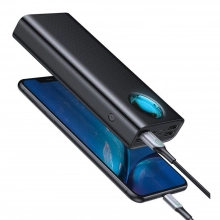 Купить Павербанк УМБ Baseus Amblight Digital Display Fast Charge Power Bank 30000mAh Black Overseas Edition - фото 4