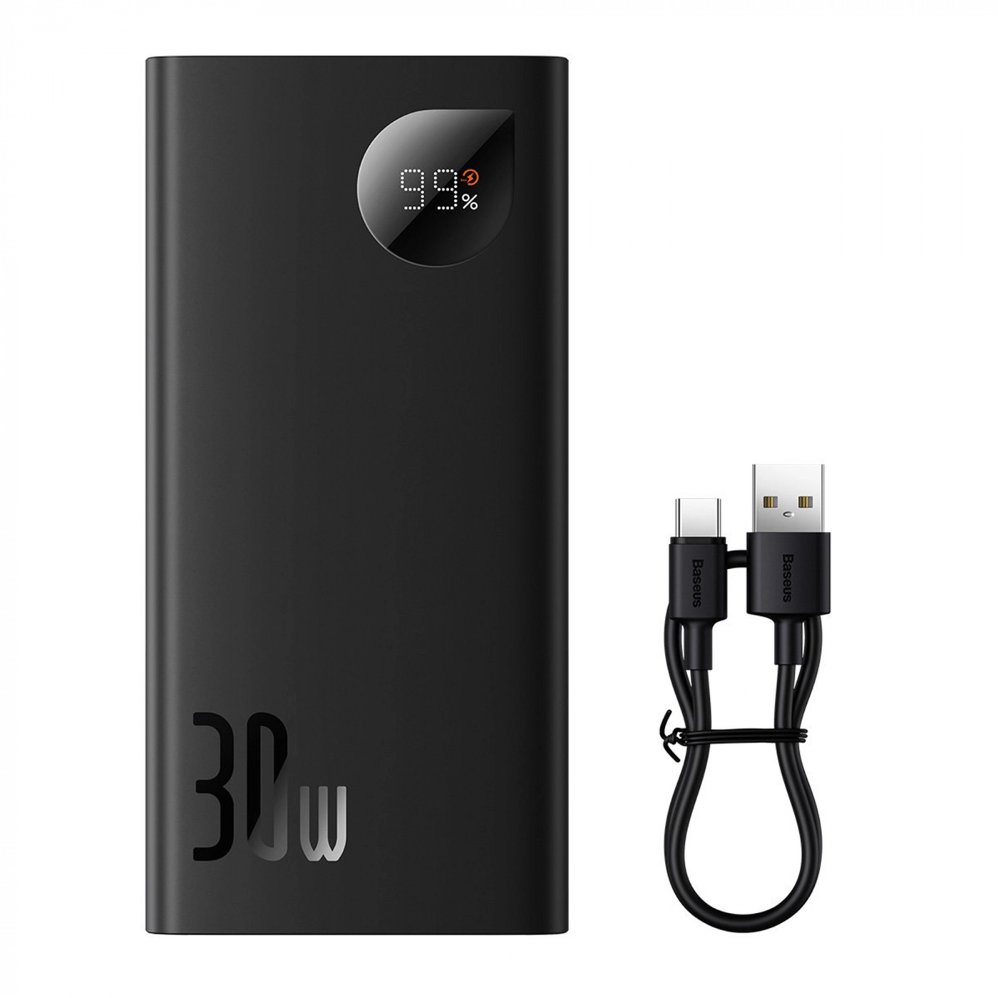 Купити Павербанк УМБ Baseus Adaman 2 Digital Display Fast Charge Power Bank 10000mAh 30W Black Overseas Edition - фото 5