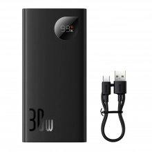 Купити Павербанк УМБ Baseus Adaman 2 Digital Display Fast Charge Power Bank 10000mAh 30W Black Overseas Edition - фото 5