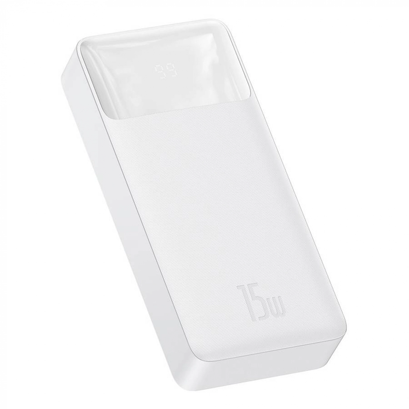 Купити Павербанк УМБ Baseus Bipow Digital Display Power Bank 20000mAh 15W White Overseas Edition - фото 1