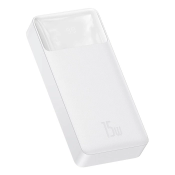 Купить Павербанк УМБ Baseus Bipow Digital Display Power Bank 20000mAh 15W White Overseas Edition - фото 1
