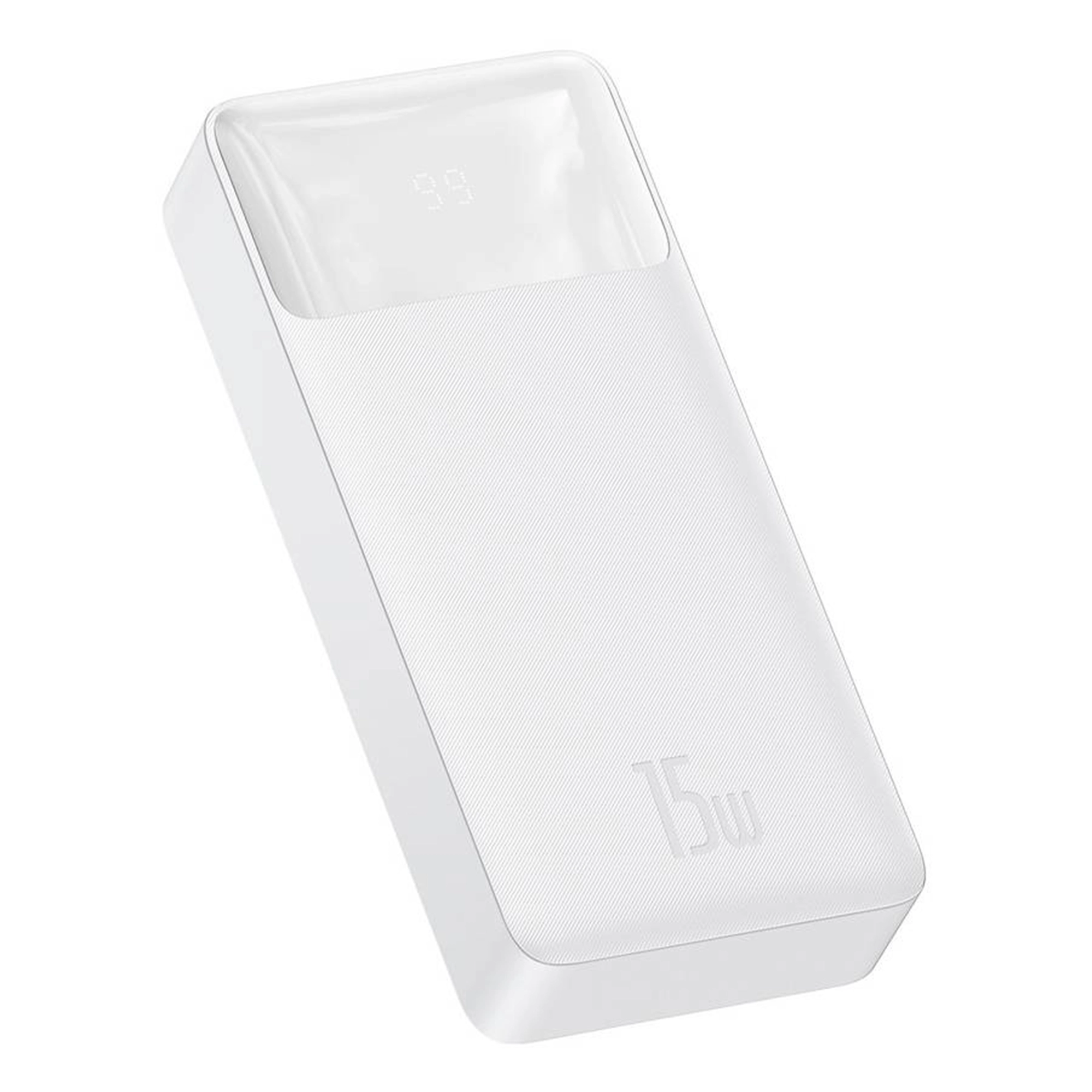 Купити Павербанк УМБ Baseus Bipow Digital Display Power Bank 20000mAh 15W White Overseas Edition - фото 1