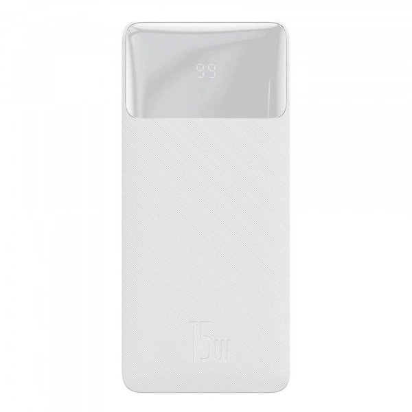 Купити Павербанк УМБ Baseus Bipow Digital Display Power Bank 20000mAh 15W White Overseas Edition - фото 2