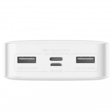 Купити Павербанк УМБ Baseus Bipow Digital Display Power Bank 20000mAh 15W White Overseas Edition - фото 4