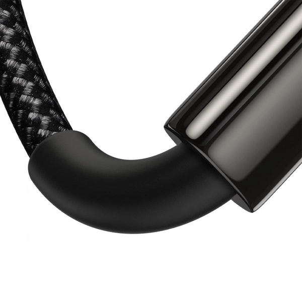 Купить Кабель Baseus Tungsten Gold Fast Charging Data Cable USB to Type-C 100W 1m Black - фото 6