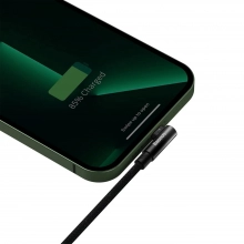 Купить Кабель Baseus MVP 2 Elbow-shaped Fast Charging Data Cable USB to iP 2.4A 1m Black - фото 6