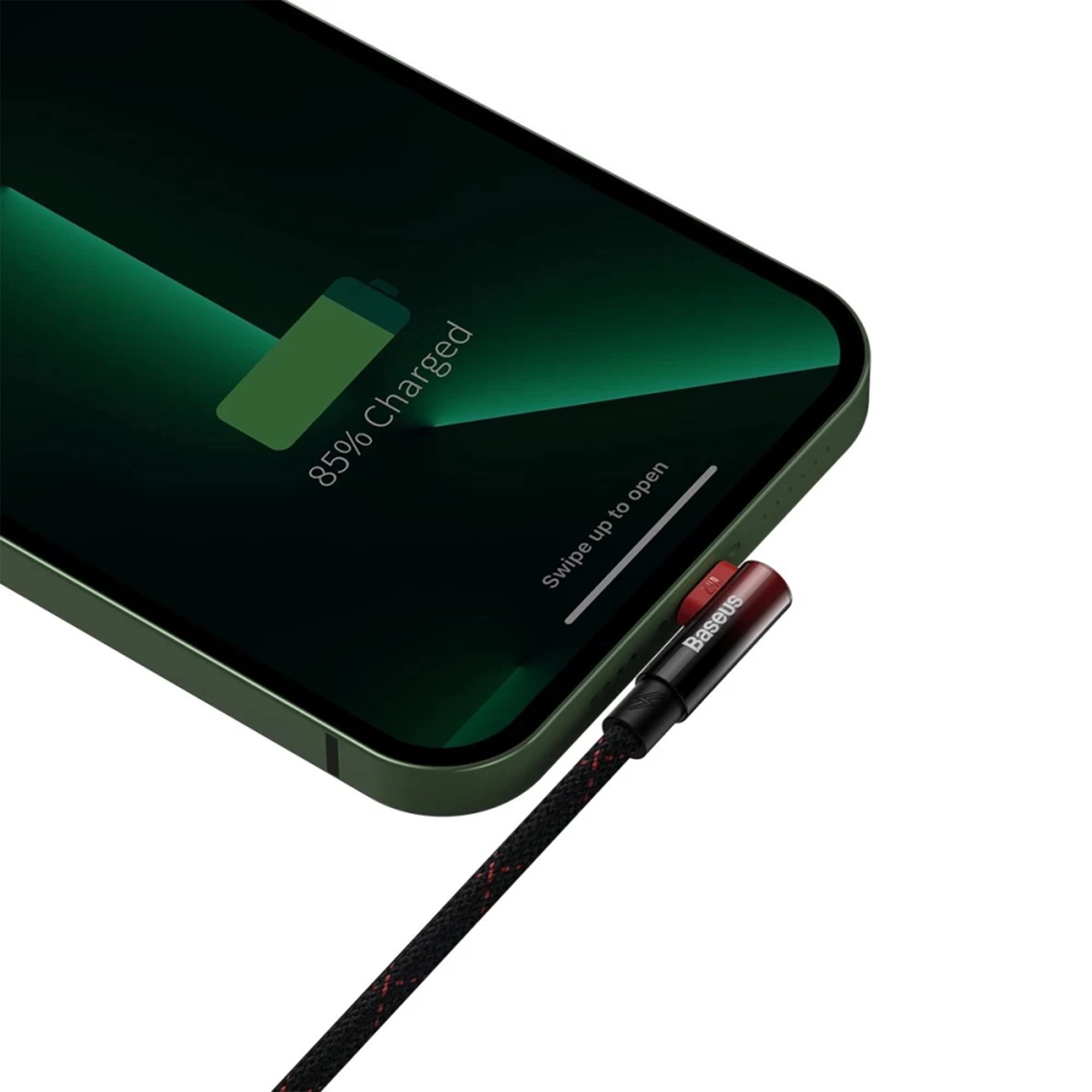 Купити Кабель Baseus MVP 2 Elbow-shaped Fast Charging Data Cable USB to iP 2.4A 2m Black|Red - фото 6