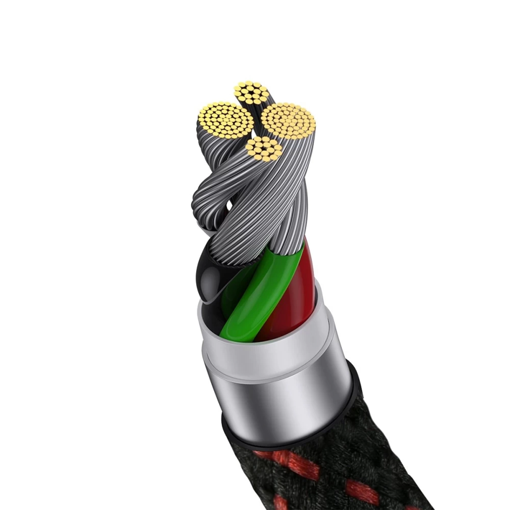 Купити Кабель Baseus MVP 2 Elbow-shaped Fast Charging Data Cable USB to iP 2.4A 2m Black|Red - фото 7
