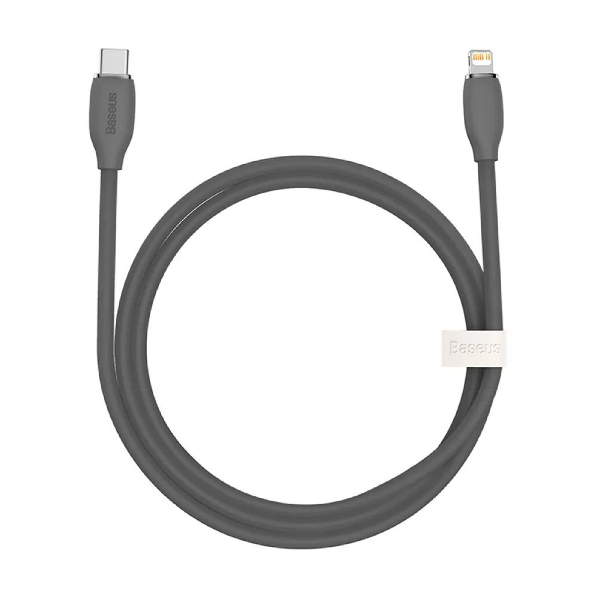 Купить Кабель Baseus Jelly Liquid Silica Gel Fast Charging Data Cable Type-C to iP 20W 1.2m Black - фото 1