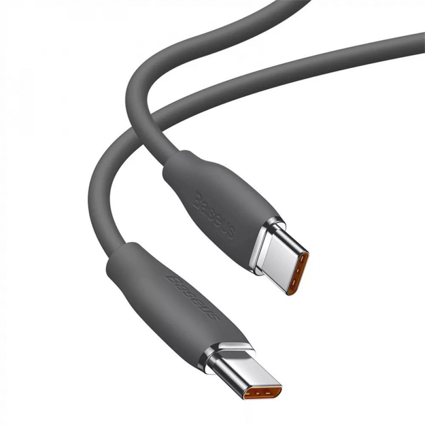 Купити Кабель Baseus Jelly Liquid Silica Gel Fast Charging Data Cable Type-C to Type-C 100W 1.2m Black - фото 2