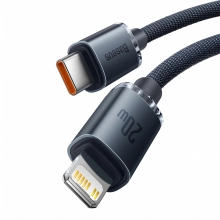 Купить Кабель CW-FXP Baseus Crystal Shine Series Fast Charging Data Cable Type-C to iP 20W 1.2m Black - фото 2