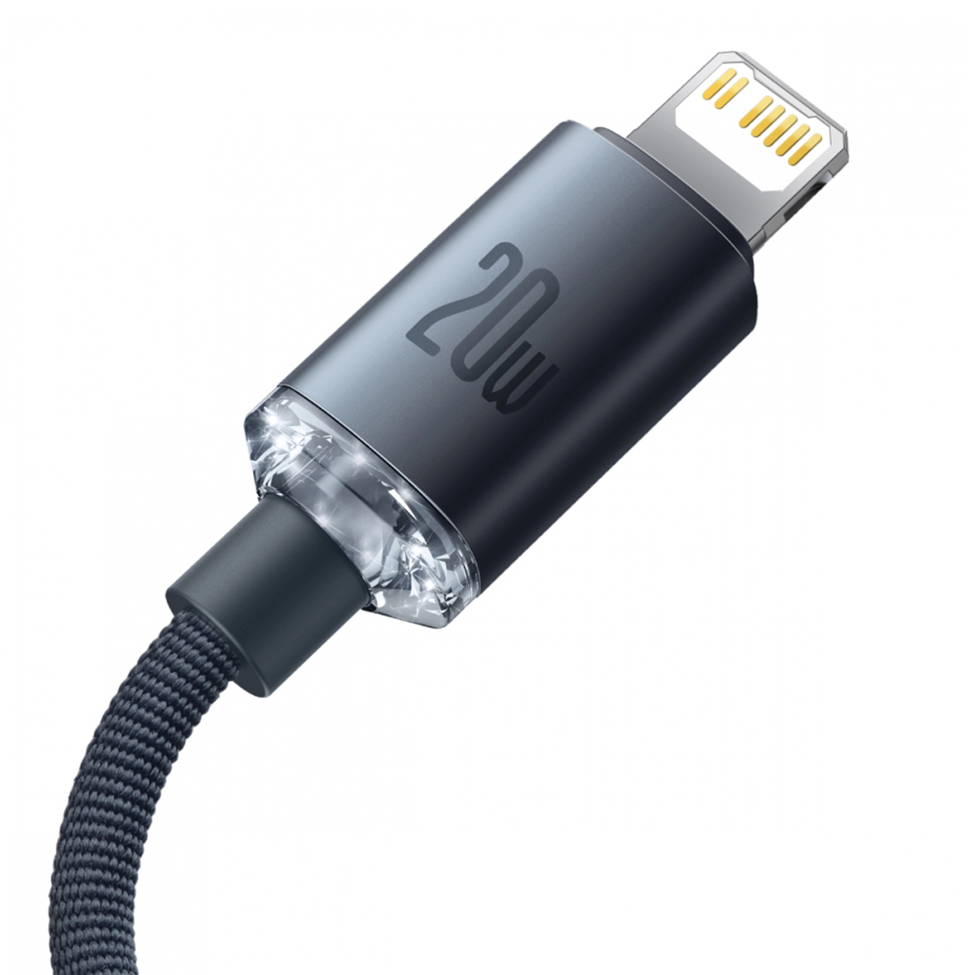 Купить Кабель CW-FXP Baseus Crystal Shine Series Fast Charging Data Cable Type-C to iP 20W 1.2m Black - фото 4
