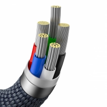 Купить Кабель CW-FXP Baseus Crystal Shine Series Fast Charging Data Cable Type-C to iP 20W 1.2m Black - фото 5