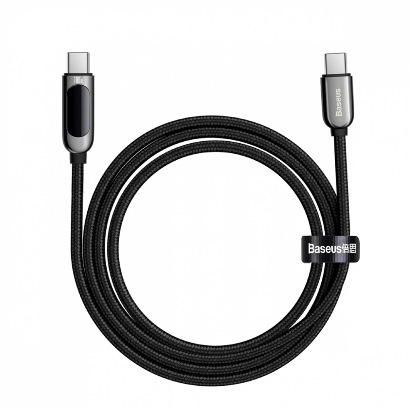Купити Кабель Baseus Display Fast Charging Data Cable Type-C to Type-C 100W 2m Black - фото 4